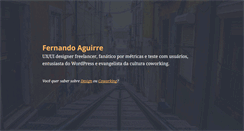 Desktop Screenshot of fernandoaguirre.com.br